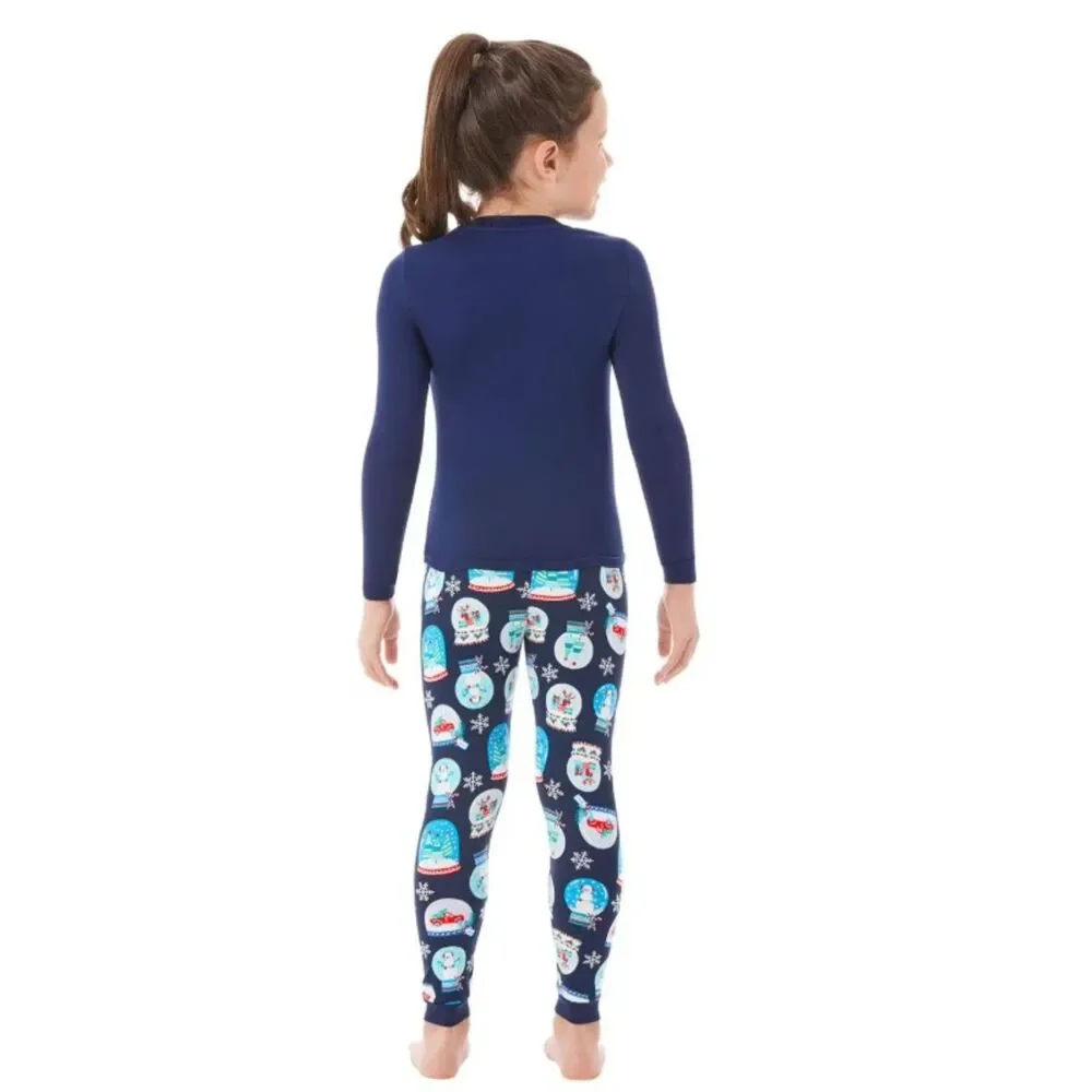 NEW Unisex Sz 3 Toddler Christmas Holiday LET IT SNOW Soft Comfy 2 Pc Pajama Set